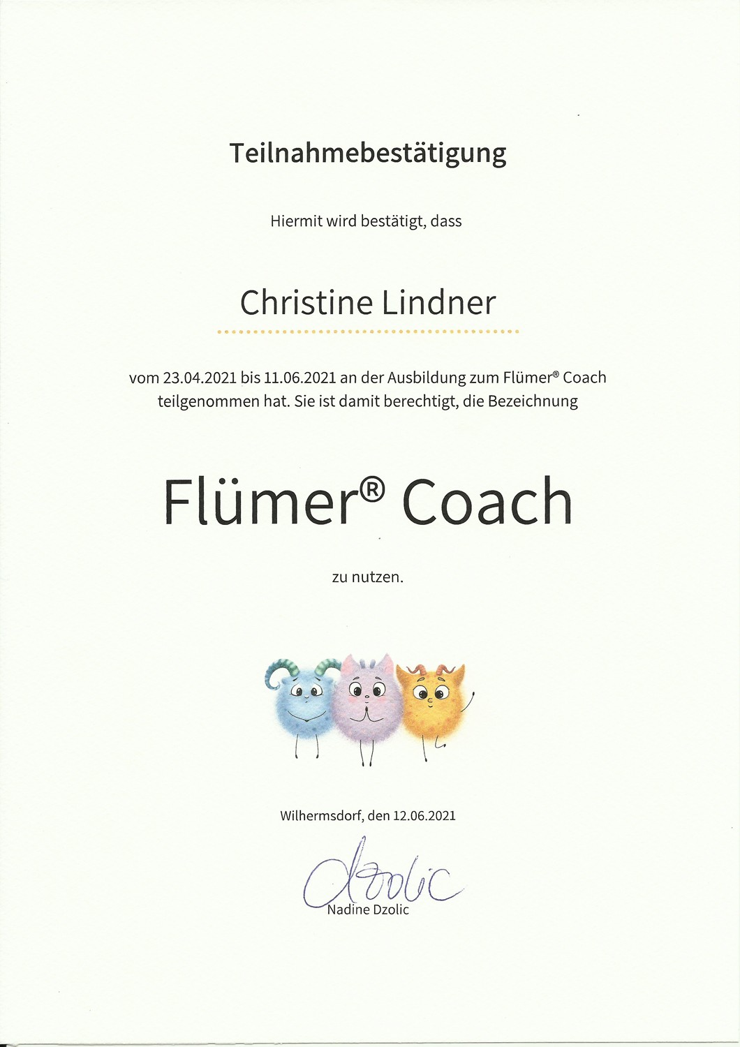 Gefuehlefreunde-Flümer-Coach Christine